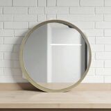 Miroir rond Space Age vintage