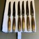 Lot of horned cheese knives