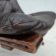 1970s, Norwegian design by Ingmar Relling, model "Siesta", leather.