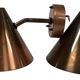 4 Westal copper wall lights