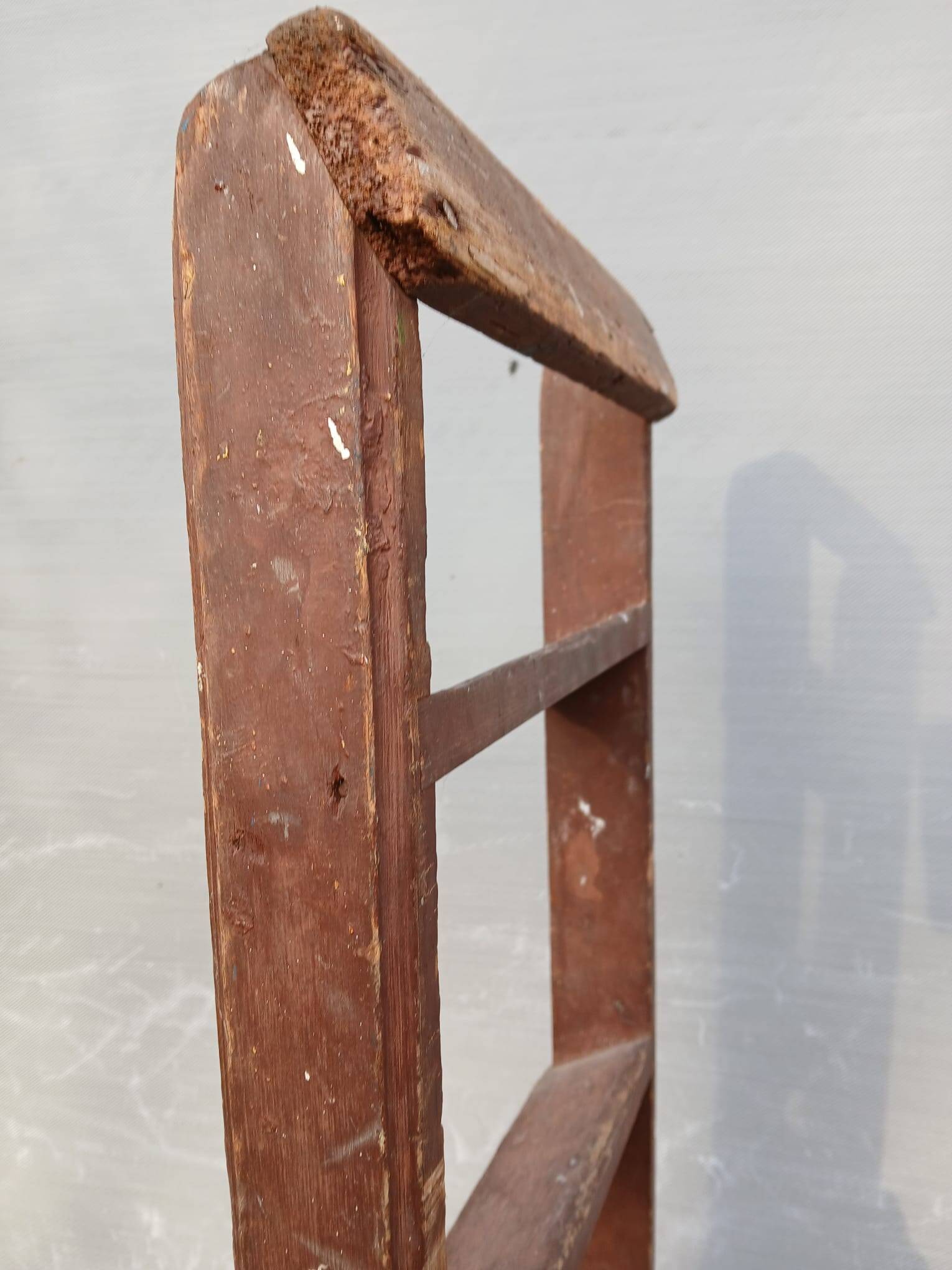 Old wooden craftsman ladder