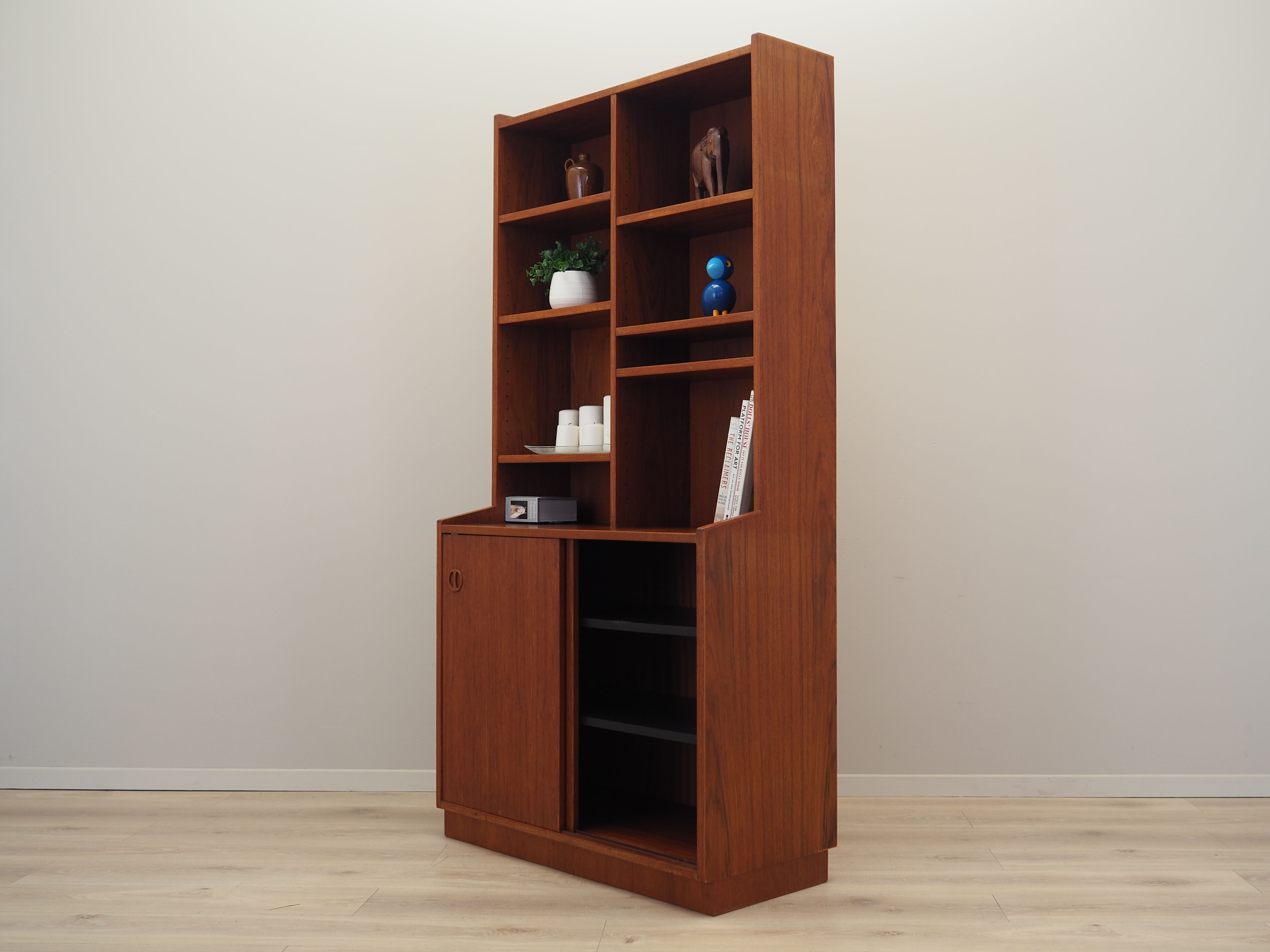 Teak bookcase, Danish design, 1970s, Denmark