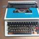 Blue Underwood 315 typewriter