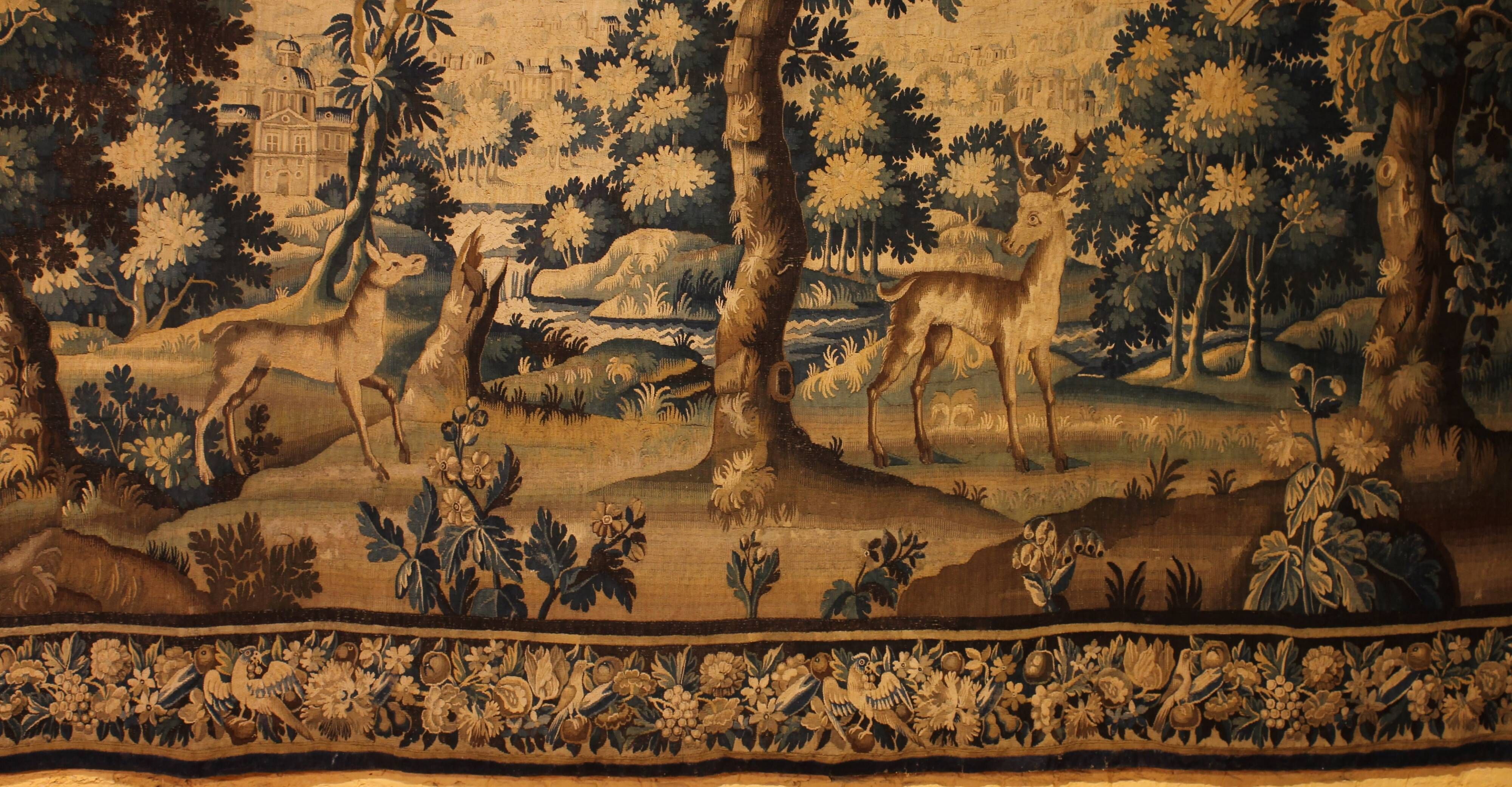 Flemish Verdure Tapestry from the 17th Century