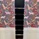 Black steel designer floor lamp 195 CM.