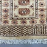 Vintage Indian Long runner 475x80 cm Bokhara wool rug tribal handmade
