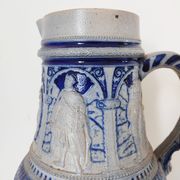 German sandstone jug decoration medieval kings