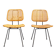Dining chairs no. 550 in wicker by Dirk Van Sliedregt, Netherlands, 1950s, set of 2
