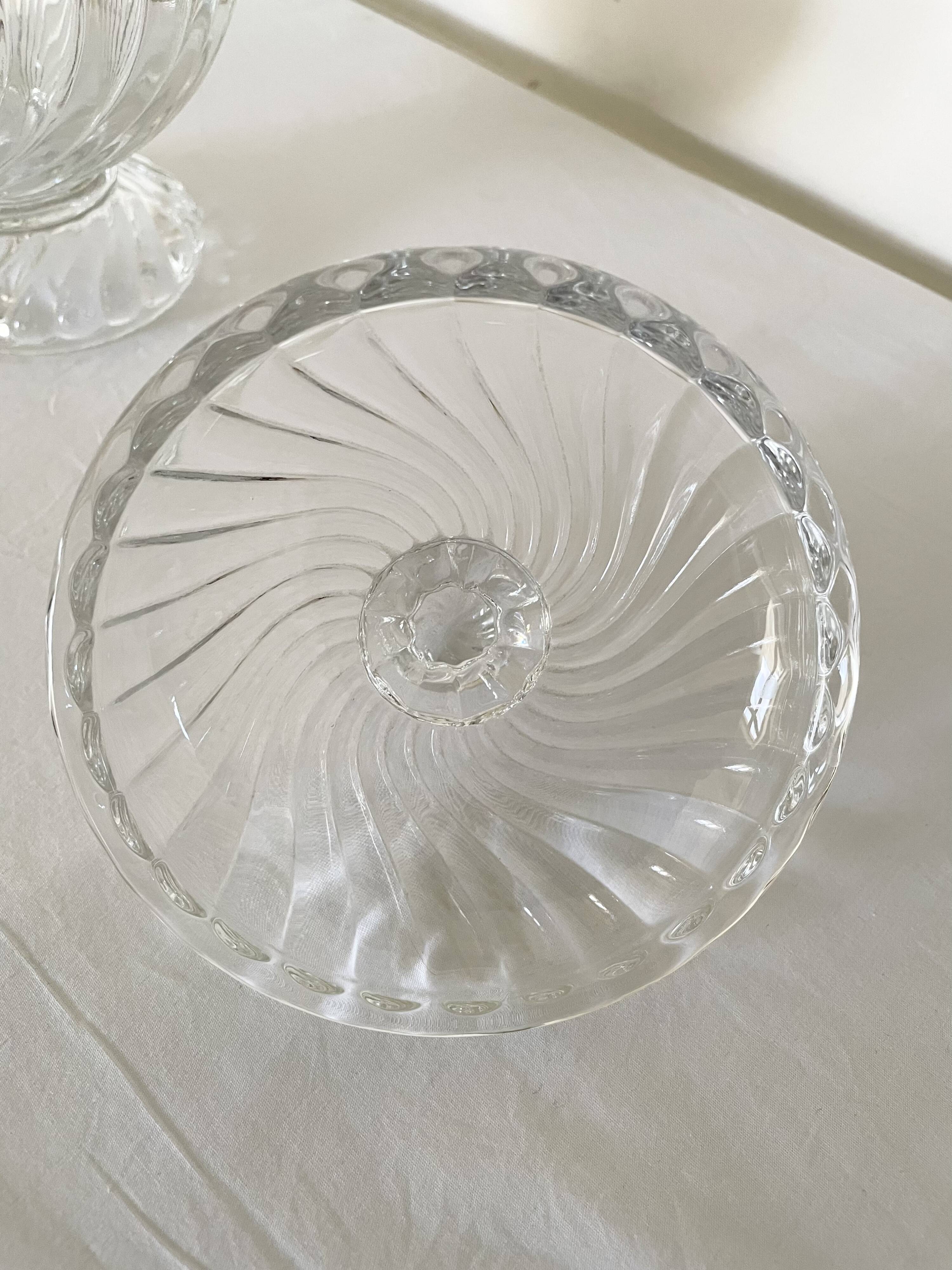 Baccarat crystal candy box, Bamboo model