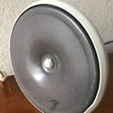 White metal articulated desk lamp