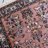 Tapis vintage Seraband à motifs floraux fait main