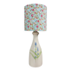 Ceramic bedside lamp, Liberty fabric lampshade, unique creation