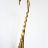 Vintage brass Swan