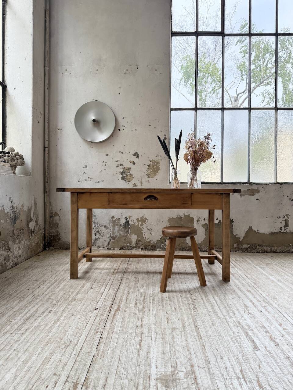 Farm table in pine, 1950s