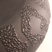 vintage black ceramic pocket cup 1980 Jacques Molin
