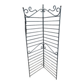 Grid pare view tutor plant holder flowers patinated metal dpm 0823444