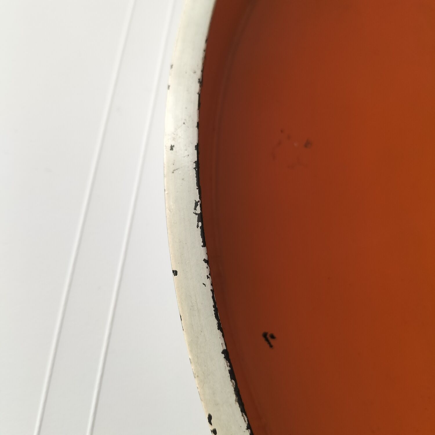 Vintage dish orange