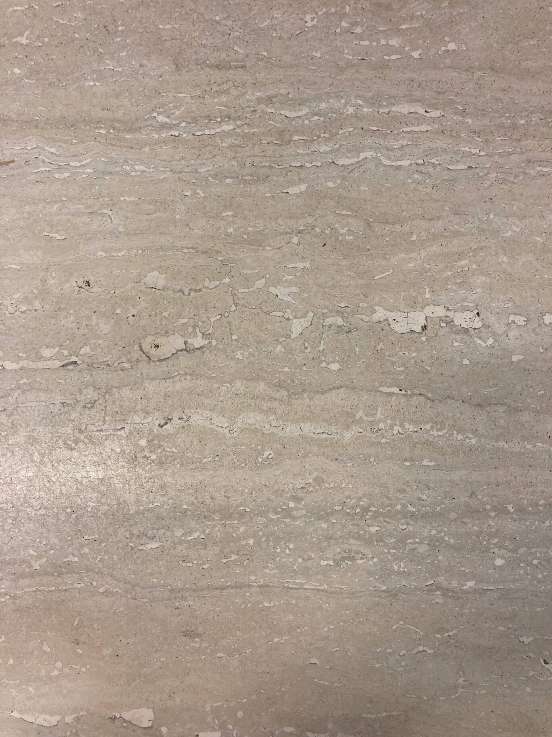 Vintage Italian travertine dining table