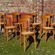 Lot of Stella cane chairs