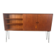 Mid-century teak highboard by Oswald Vermaercke, 1950s
