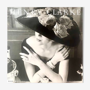 Affiche originale Henry Clarke - Dior 1956 - Éditions du Désastre