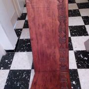 Chaise malgache en palissandre sculpté