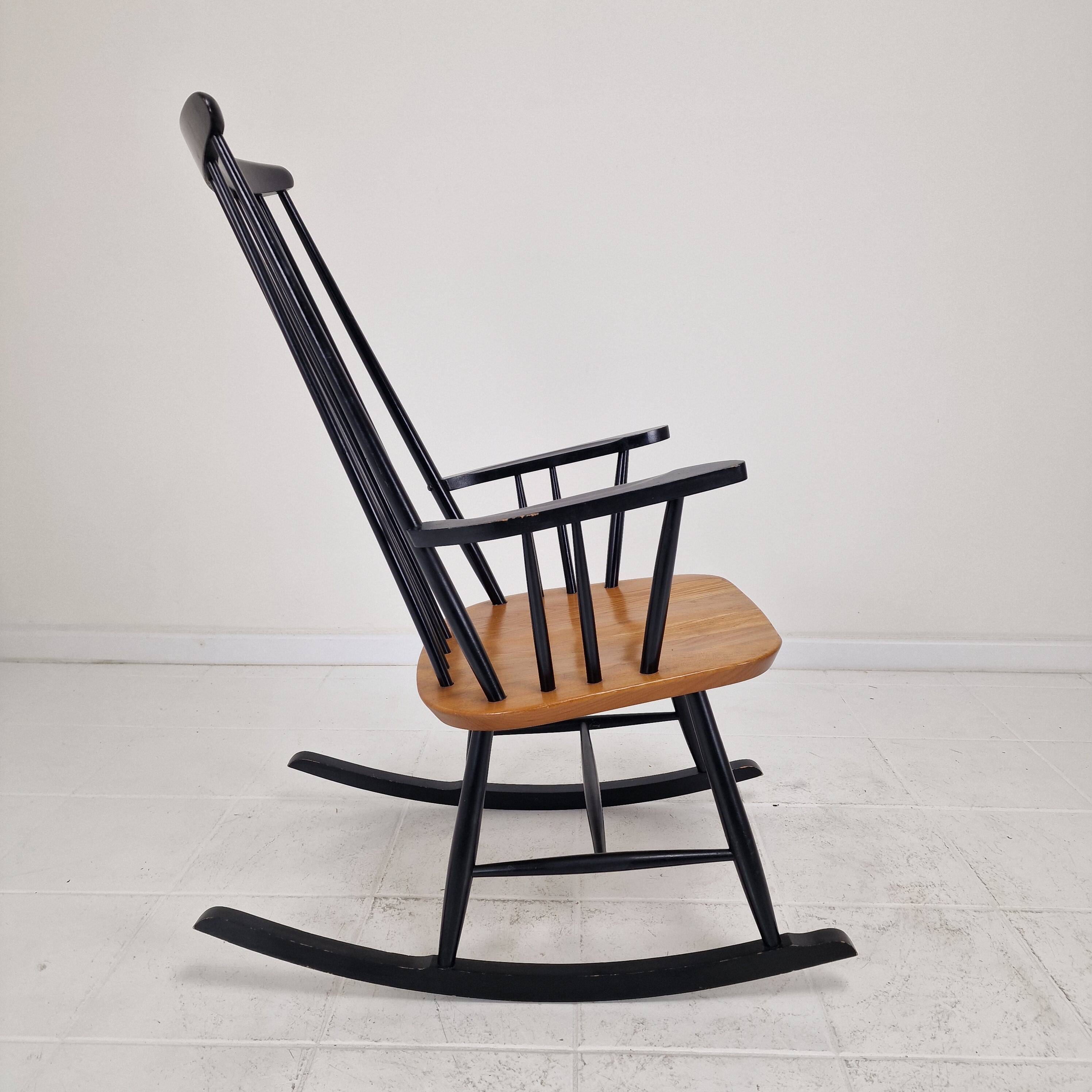 Rocking chair designed by Ilmari Tapiovaara for Asko, Finland, 1960's