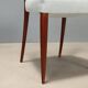 Chaises en bois d’acajou années 1950
