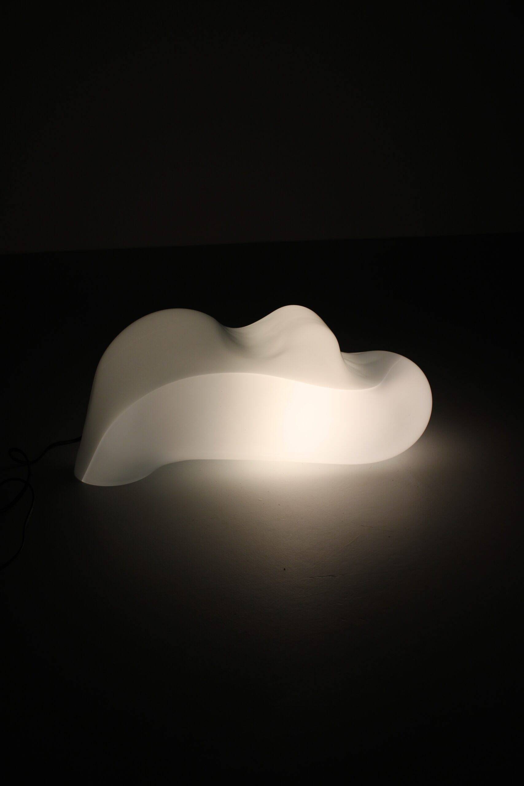 Undula table lamp by Enrico Capuzzo for Vistosi, c. 1972