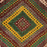 Large Vintage Turkish Kilim Rug 330x193 cm Wool Jajim Kelim