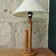 Vintage wooden table lamp – 1960s/70s