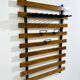 Mid-Century Modern Wood and Metal Coat Rack, Italy