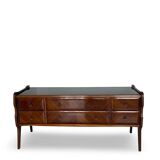 Italian Cantu rosewood chest of drawers, 1950s