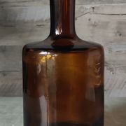 Bouteille verre ambré