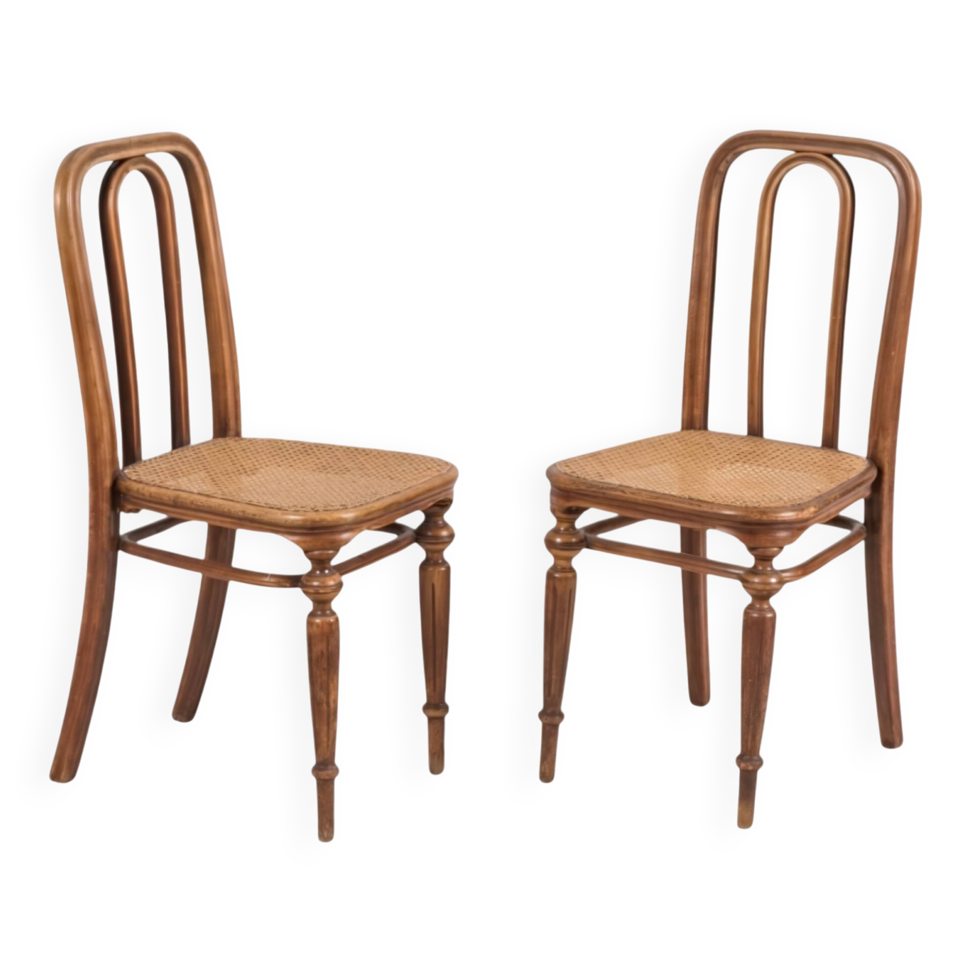 Thonet - lot de 2 chaises - rare