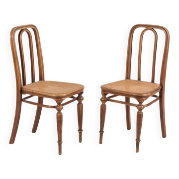 Thonet - set of 2 chairs - rare