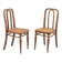 Thonet - lot de 2 chaises - rare