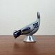 Ceramic bird candlestick from the Danish mid-century studio of Søholm, 1960s.