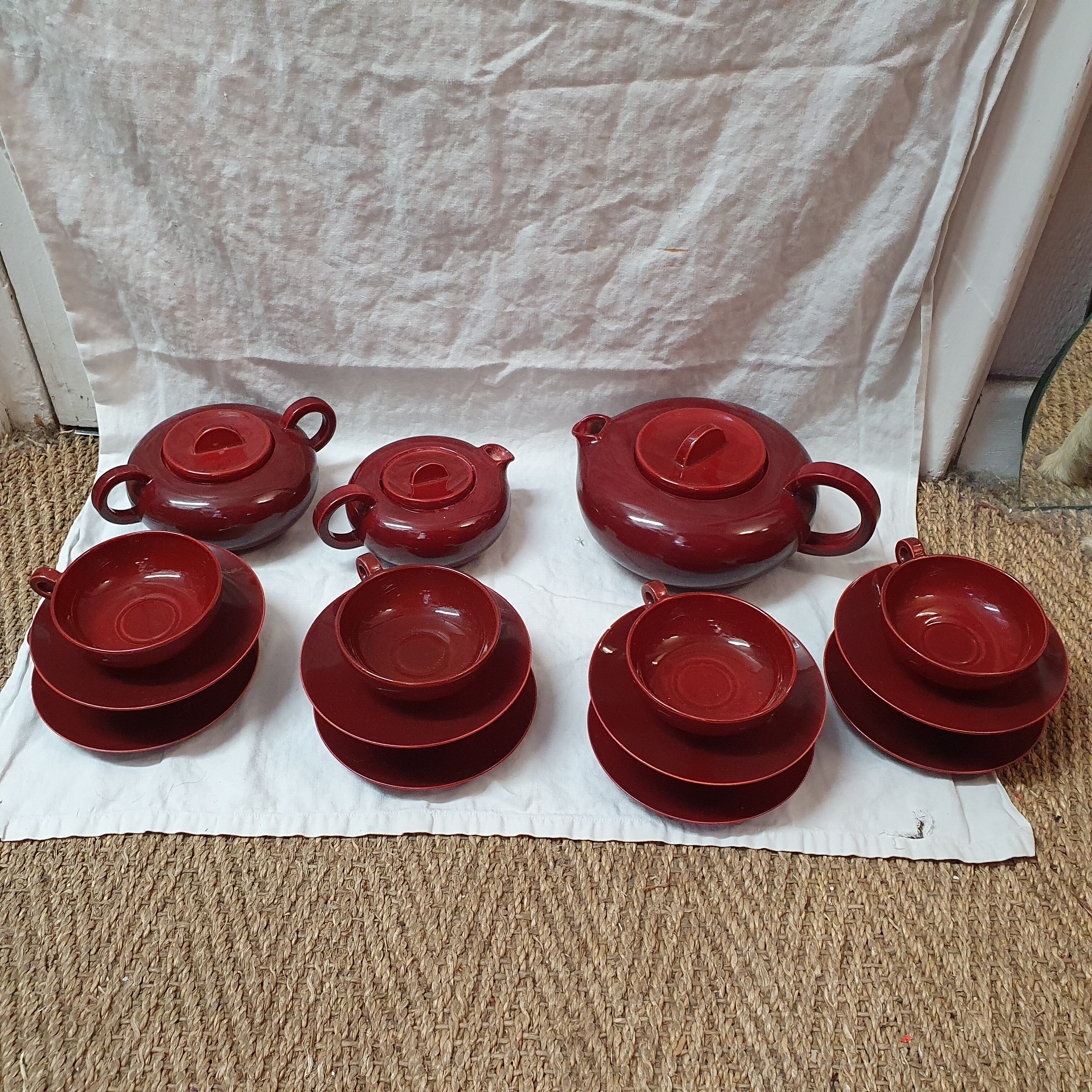 1940/50 earth tea service