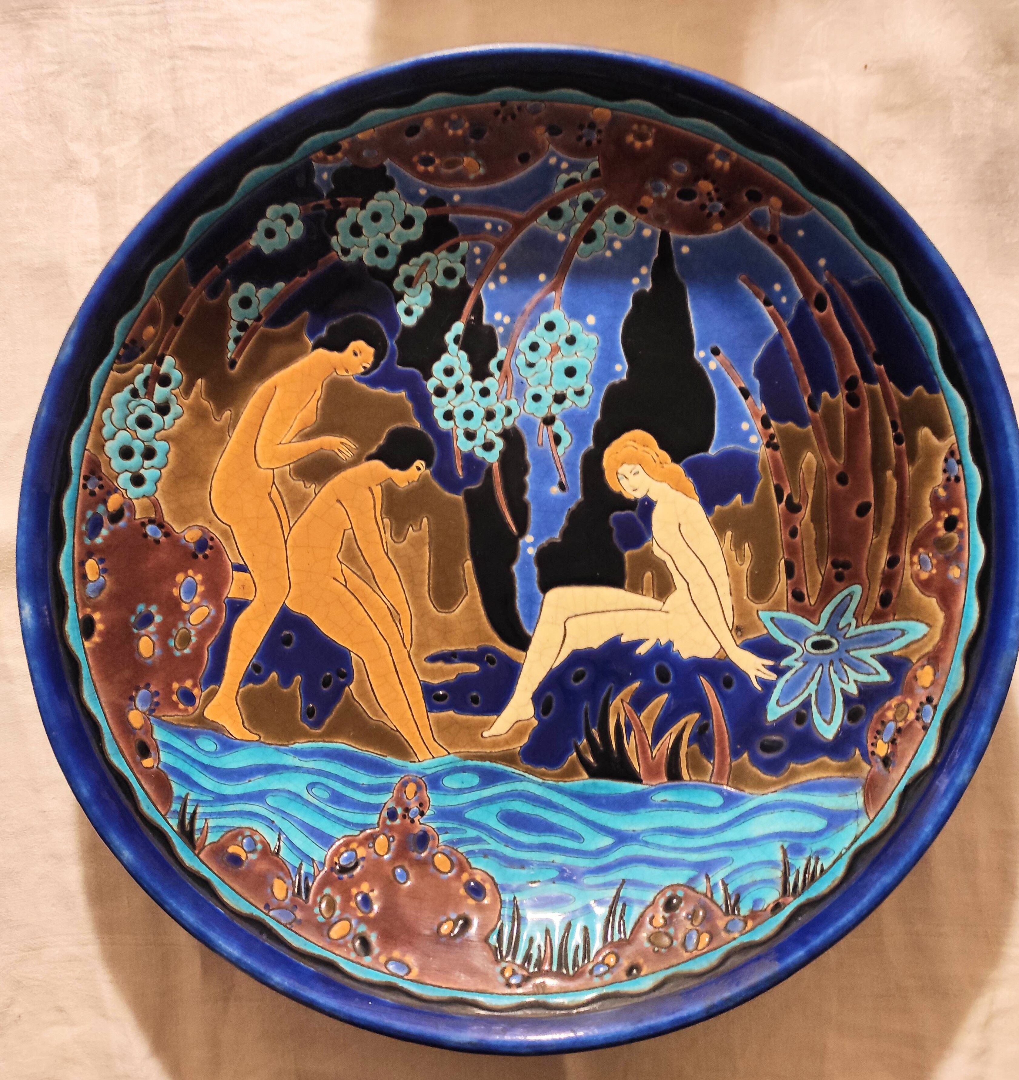 Plat émaux de Longwy