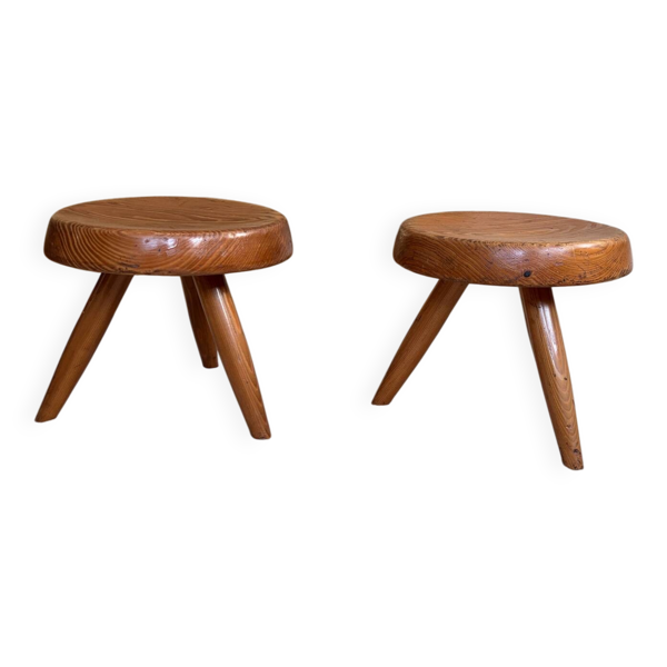 Tabourets Berger Perriand originaux