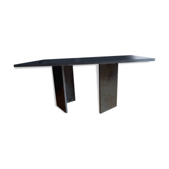 Black granite coffee table