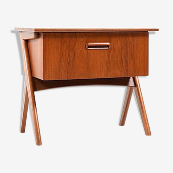 Table de couture danoise Mid Century en teck