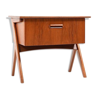 Table de couture danoise Mid Century en teck