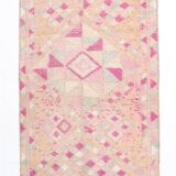 Geometric Tribal Design Runner Rug, Decorative Hallway Runner, 83x340 Cm