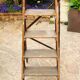 Wooden painter's stepladder