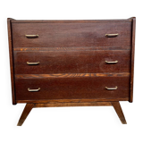 Commode vintage pieds compas