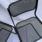 2 chaises métal