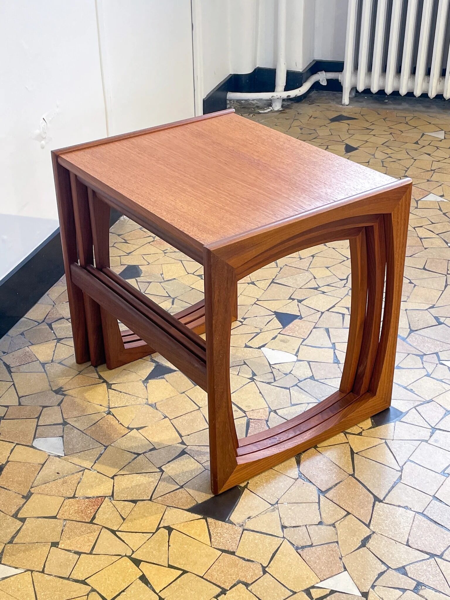Modernist trundle coffee table, G-plan