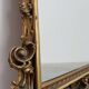 Grand miroir en bois doré de style rococo, Belgique, 20e siècle
